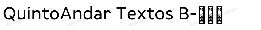 QuintoAndar Textos B字体转换